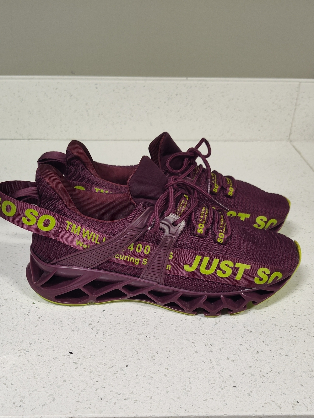 Just So So Sneekers Burgundy Size 39 (8)